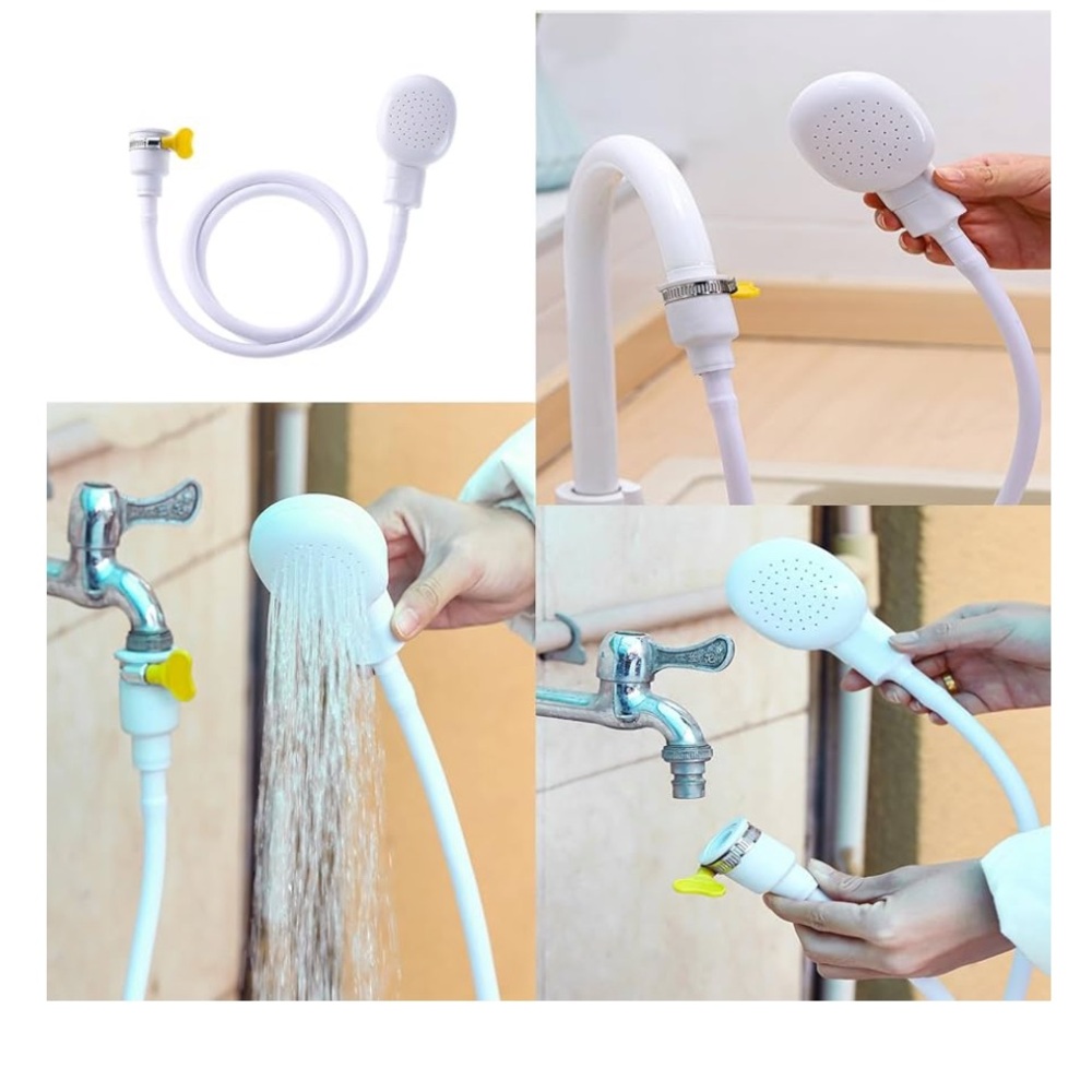 Sink Spray Rubber Hose, Sink Hose Attachment for Faucet Portable Sink Hose Fauce - Picture 7 of 7